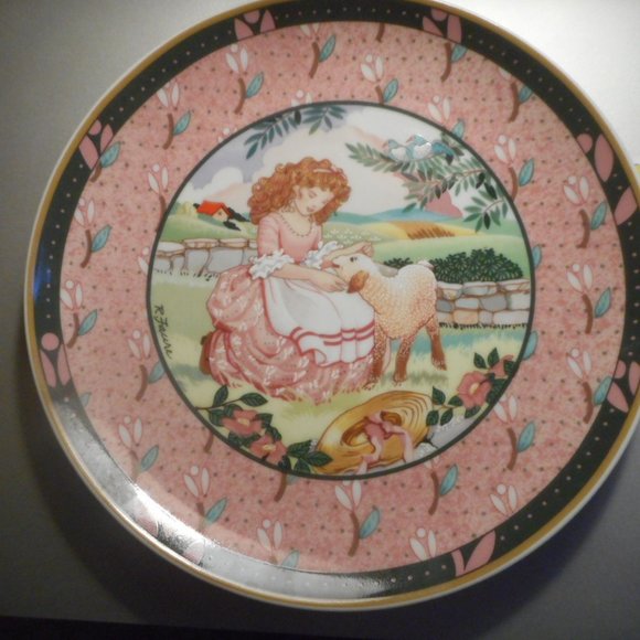 Four plates Villeroy & Boch W.Germany Renee Faure - Picture 1 of 8